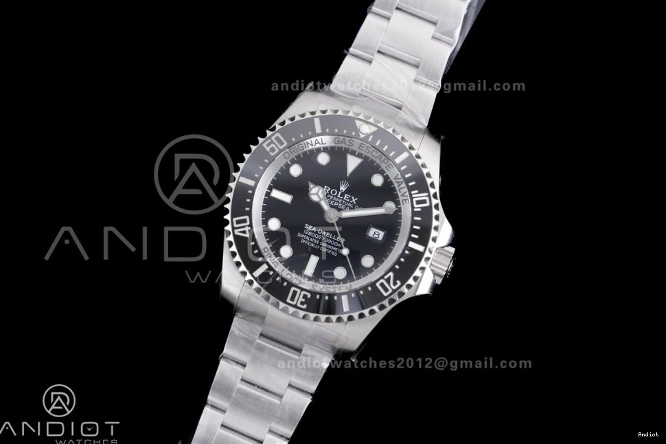 Sea-Dweller and Ceramic Bracelet Edition Best Case VR3235 904L 1:1 SS C+F 126660 Black 0329